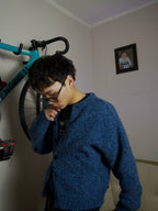 Blue Cardigan