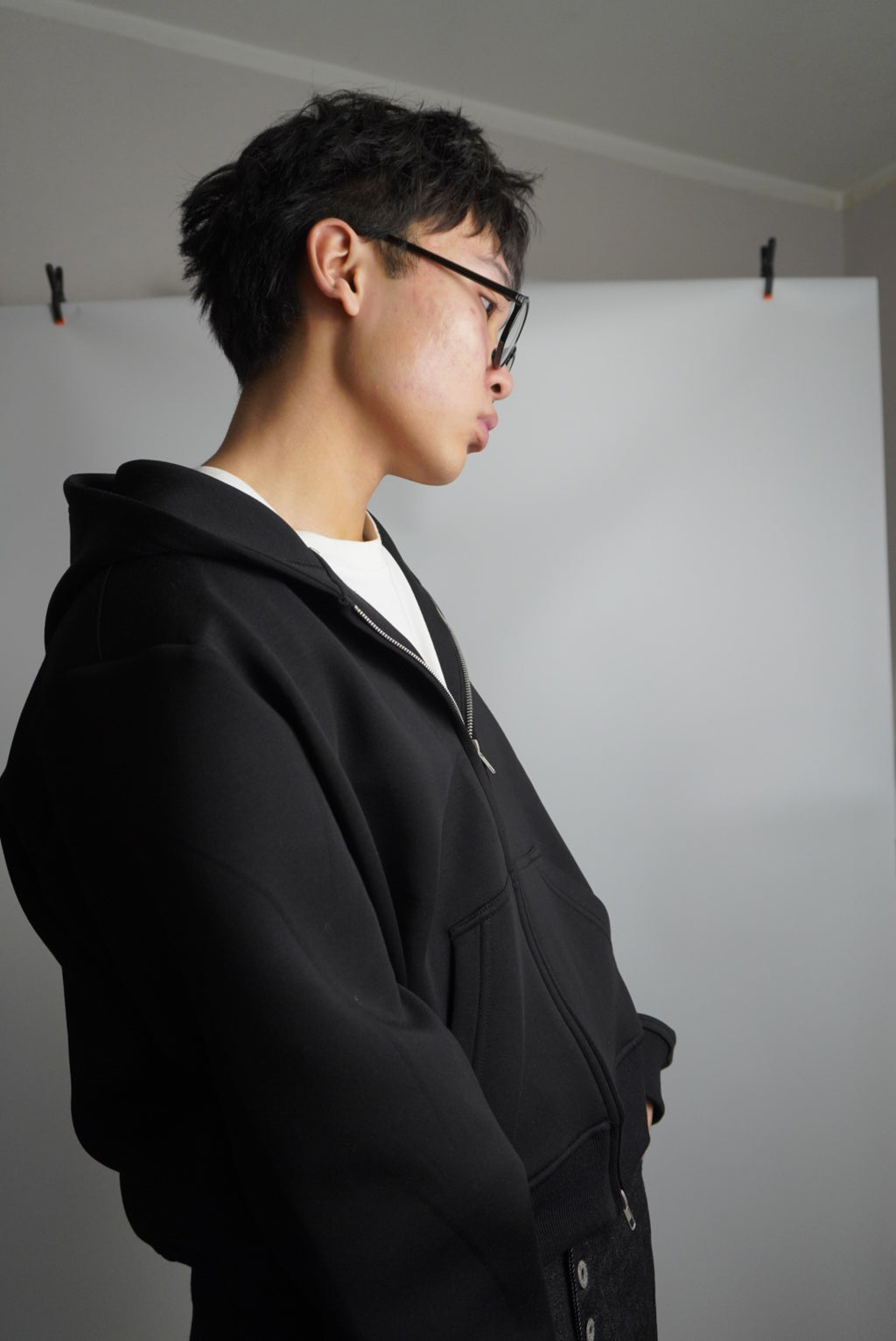 Cropped ZipUp Hoodie