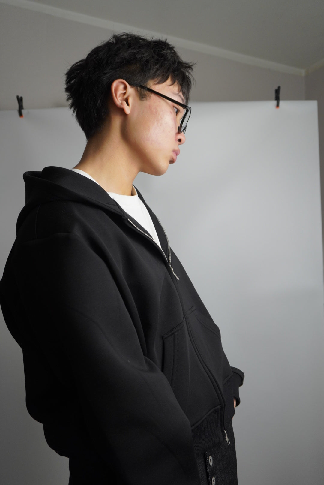 Cropped ZipUp Hoodie