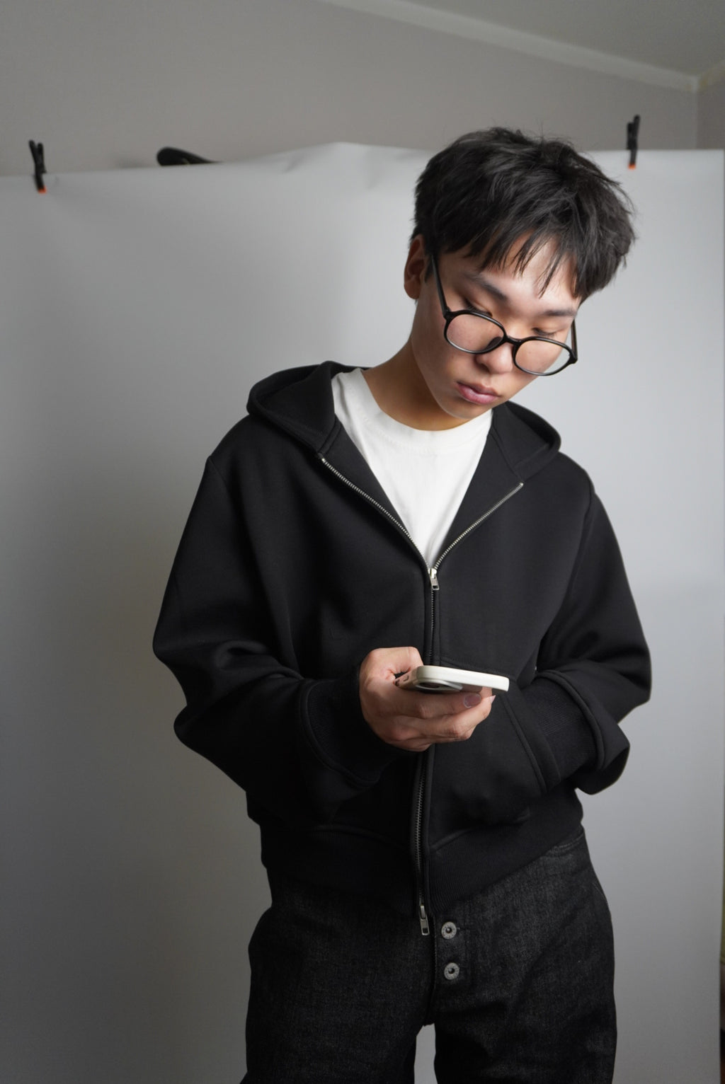 Cropped ZipUp Hoodie